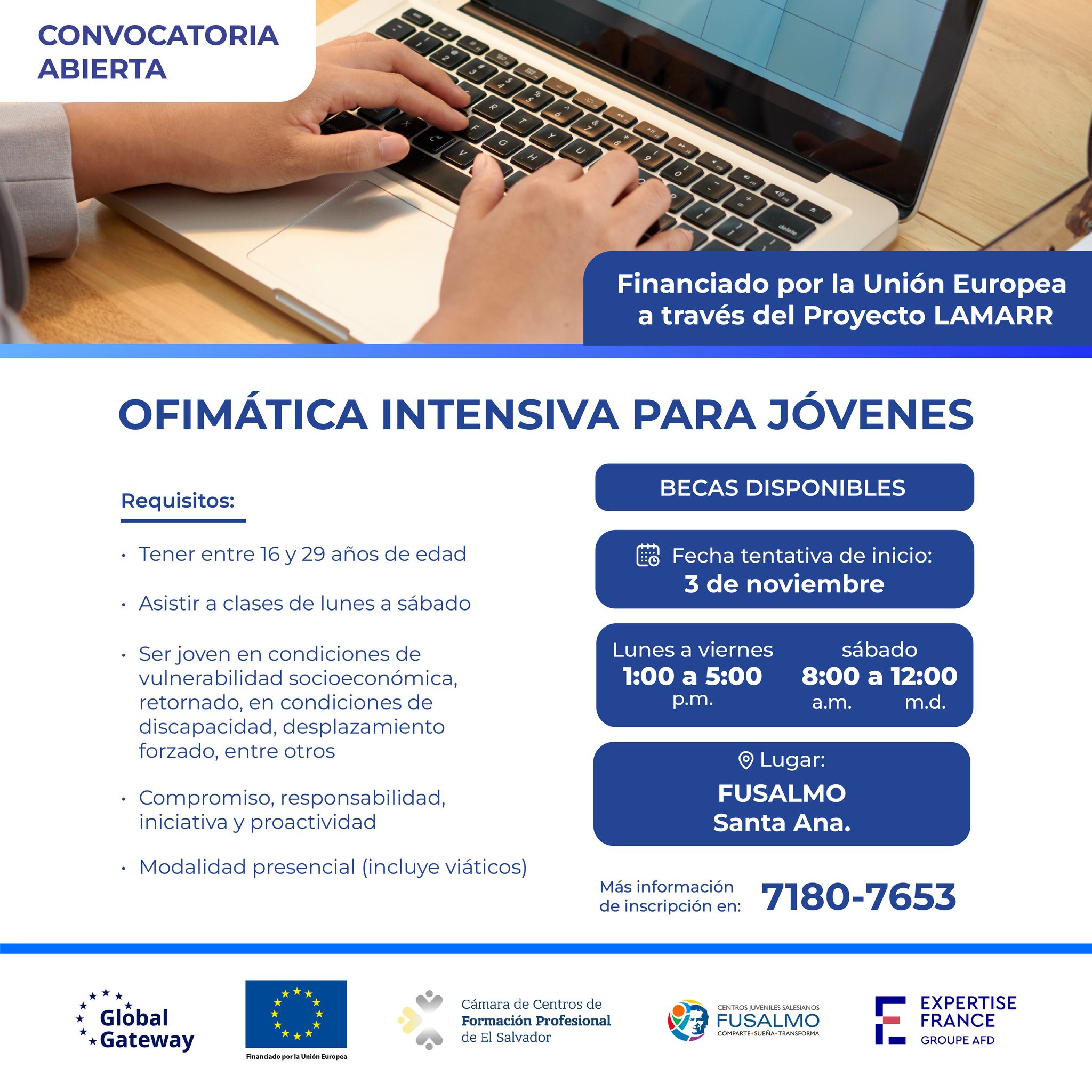 OFIMÁTICA INTENSIVA PARA JÓVENES