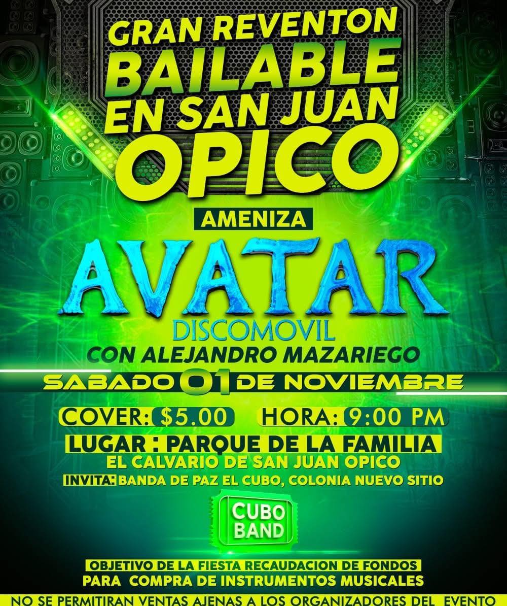 🎉 ¡Gran Reventón Bailable en San Juan Opico! 🎶