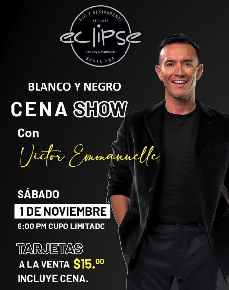 Cena Show Con Victor Enmanuelle