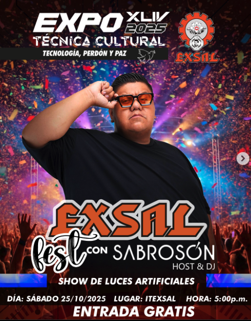 🎉 ¡EXSAL Fest con Sabrosón! 🎶