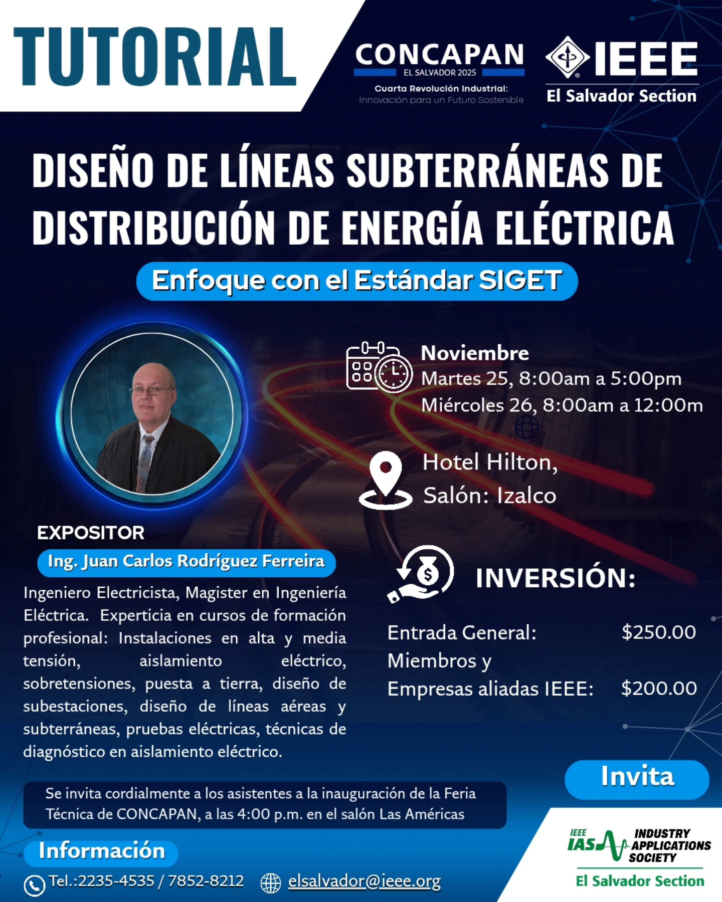 🎓 Tutorial Técnico Especializado Diseño de Líneas Subterráneas de Distribución de Energía Eléctrica 