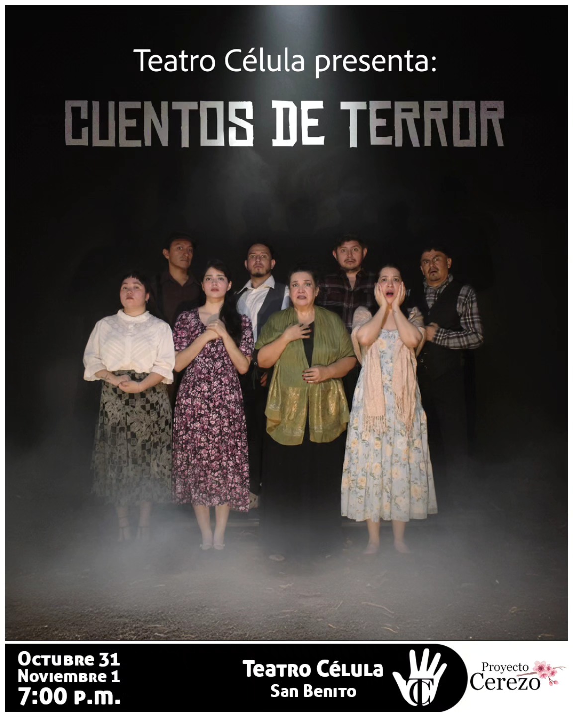 🎭 Teatro Célula presenta: CUENTOS DE TERROR 🕯️