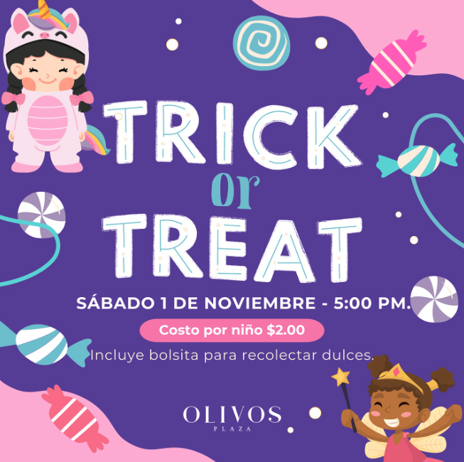 🎃✨ ¡TRICK OR TREAT EN OLIVOS PLAZA! ✨🎃