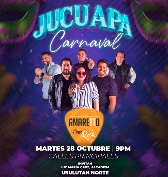 ¡El Carnaval de Jucuapa se prende con puro rock!
