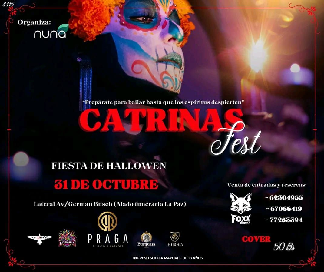 🎭✨ CATRINAS FEST - Fiesta de Halloween ✨🎭