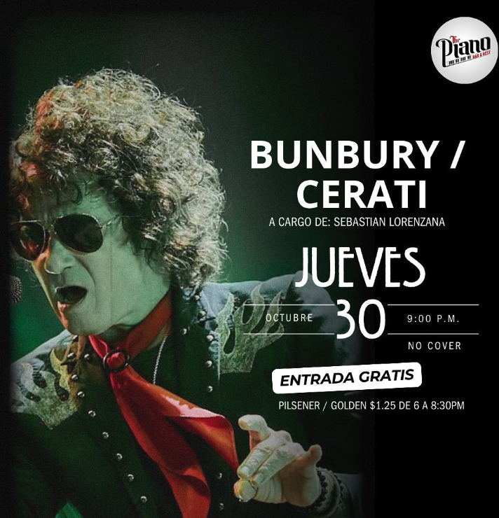 🎸 Noche de Tributo: Bunbury & Cerati 🎤