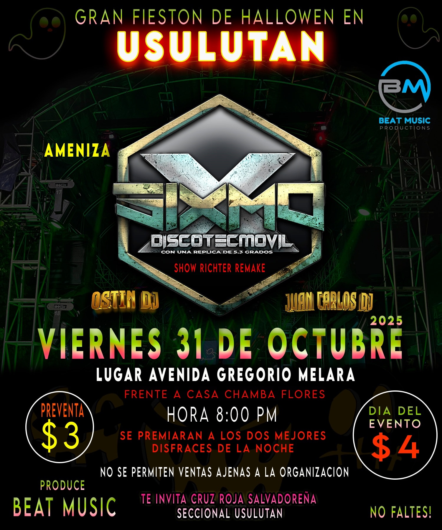 Gran Fieston De Halloween En Usulutan