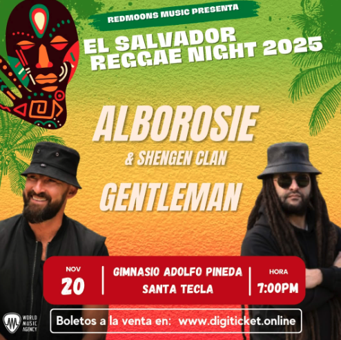 El Salvador  Reggae Night 2025! 🌴🎶