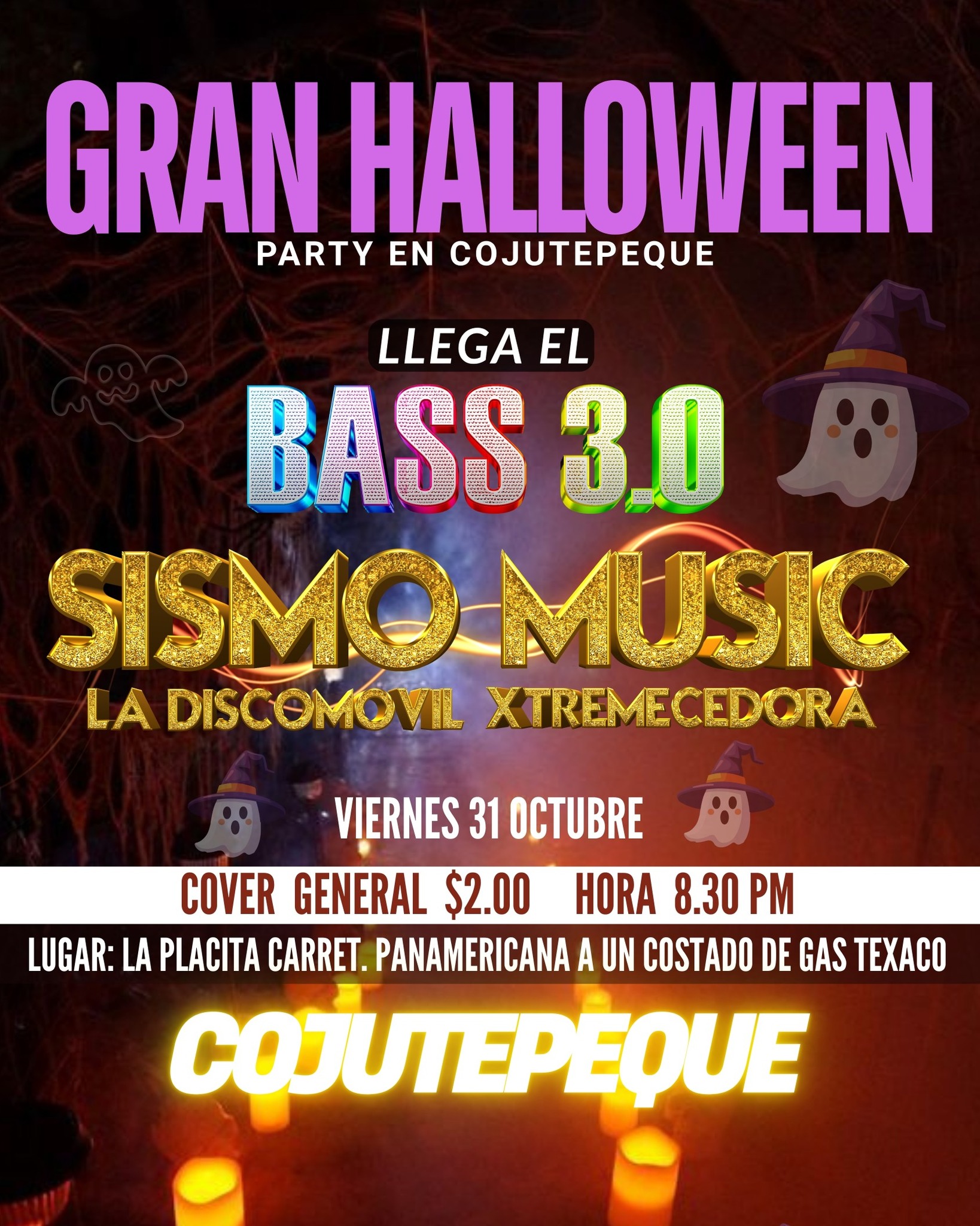 Gran Halloween Party En Cojutepeque