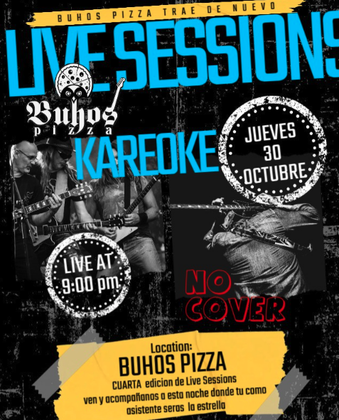 Live Session al Buhos Pizza!