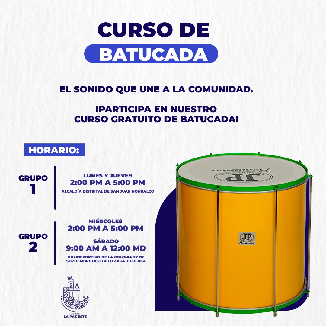 CURSO DE BATUCADA