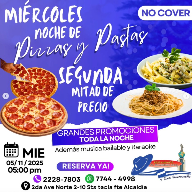 Noche de Pizzas y Pastas