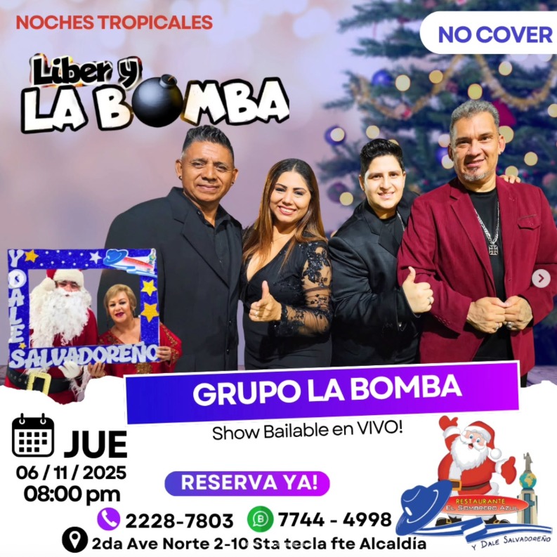 🎶 ¡Noches Tropicales con Liber y La Bomba! 🎶