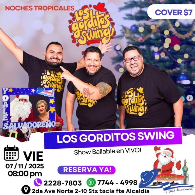 🎄✨ ¡NOCHES TROPICALES con LOS GORDITOS SWING! 🎶🌴 