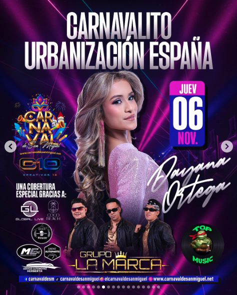 CARNAVALITO URBANIZACION ESPAÑA CON GRUPO LA MARCA