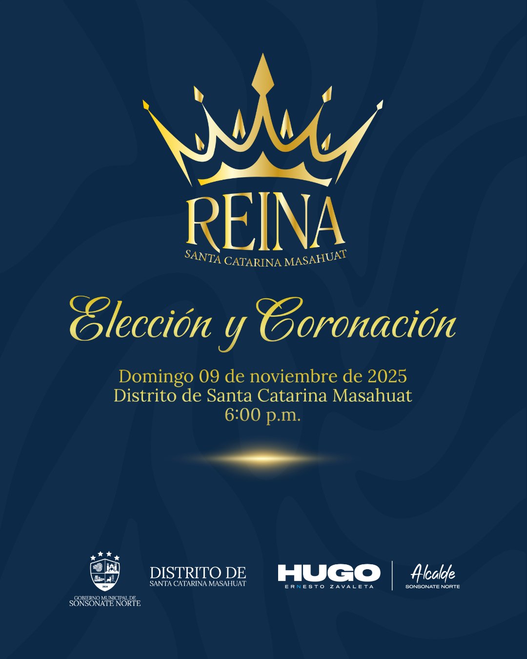 Coronación de la Reina Santa Catarina Masahuat 2025 👑