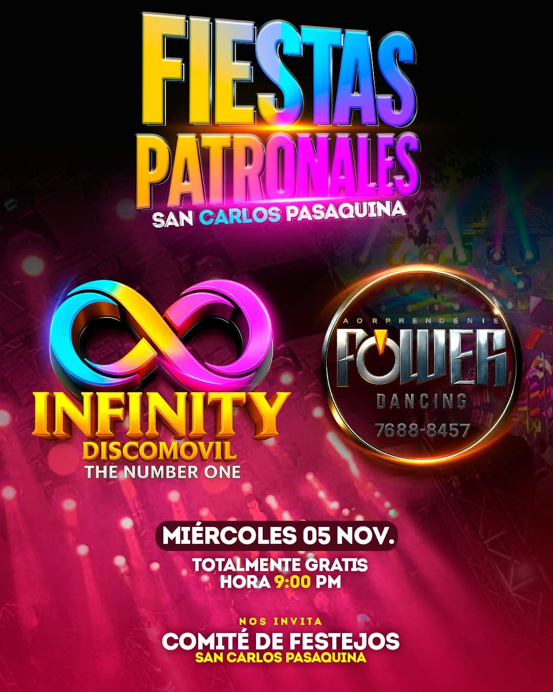  ¡Las Fiestas Patronales de San Carlos, Pasaquina ya están aquí! ✨