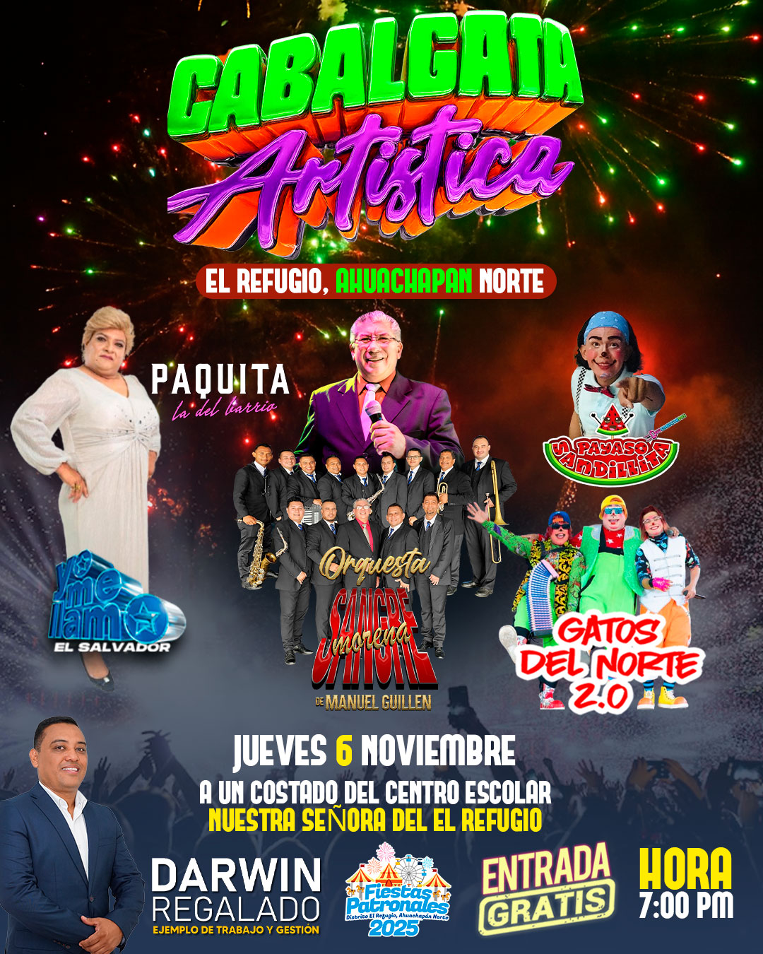 🎉 ¡La Cabalgata Artística llega a El Refugio! 🎭🎶