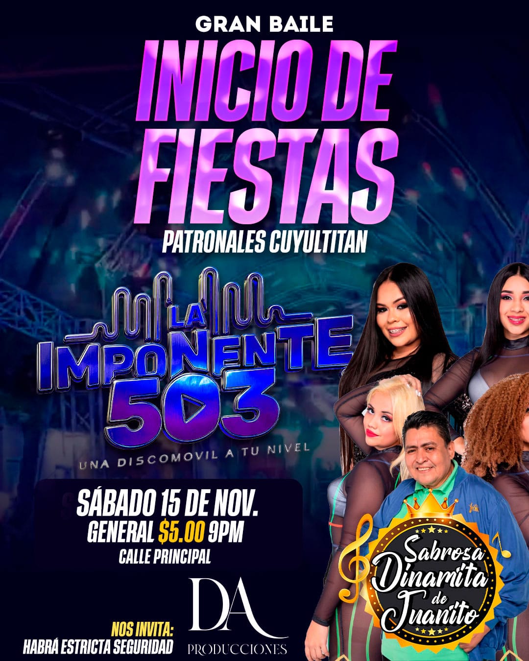 Fiestas Patronales en Cuyultitán 🎉