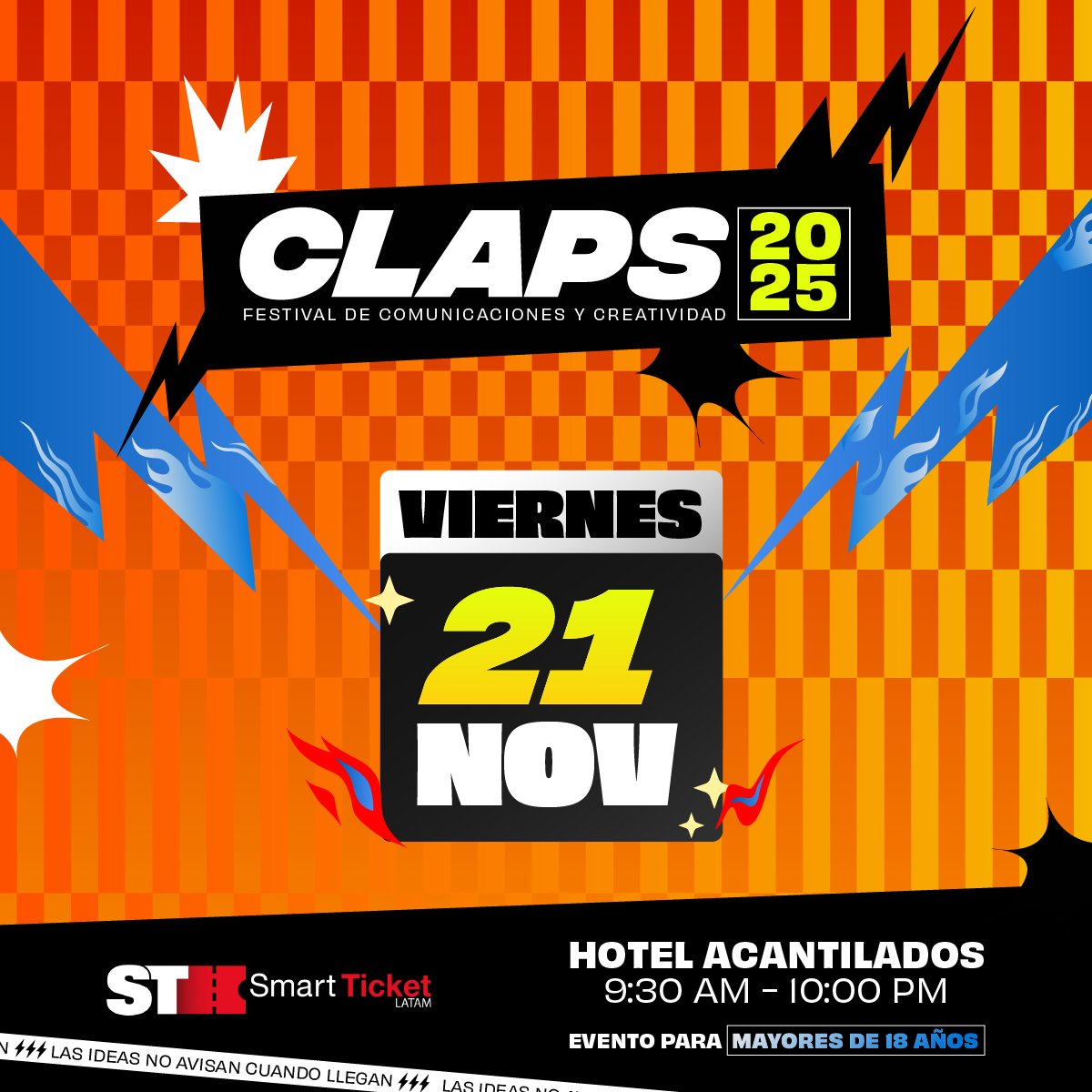 CLAPS 2025 Festival de comunicaciones y creatividad
