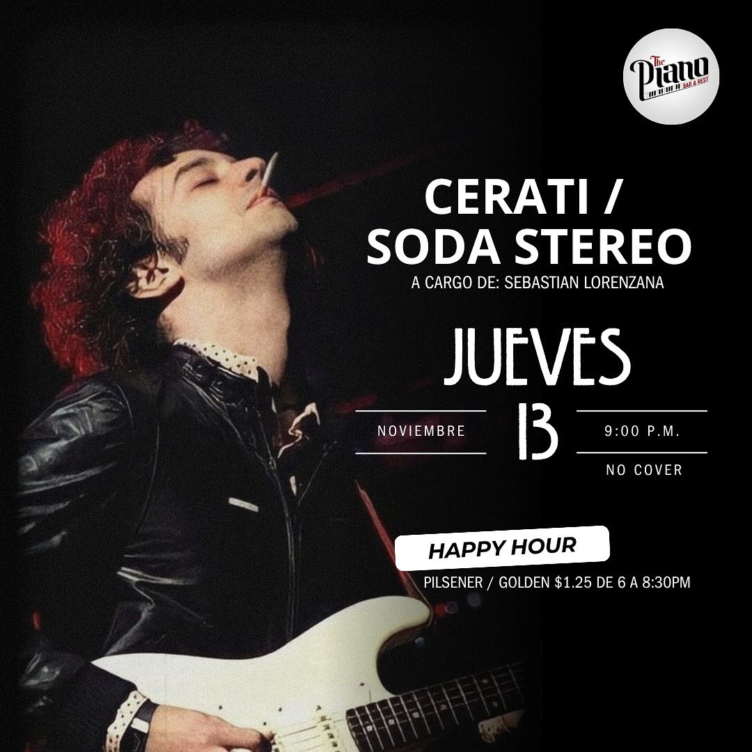 🎸 Tributo a Cerati & Soda Stereo ✨