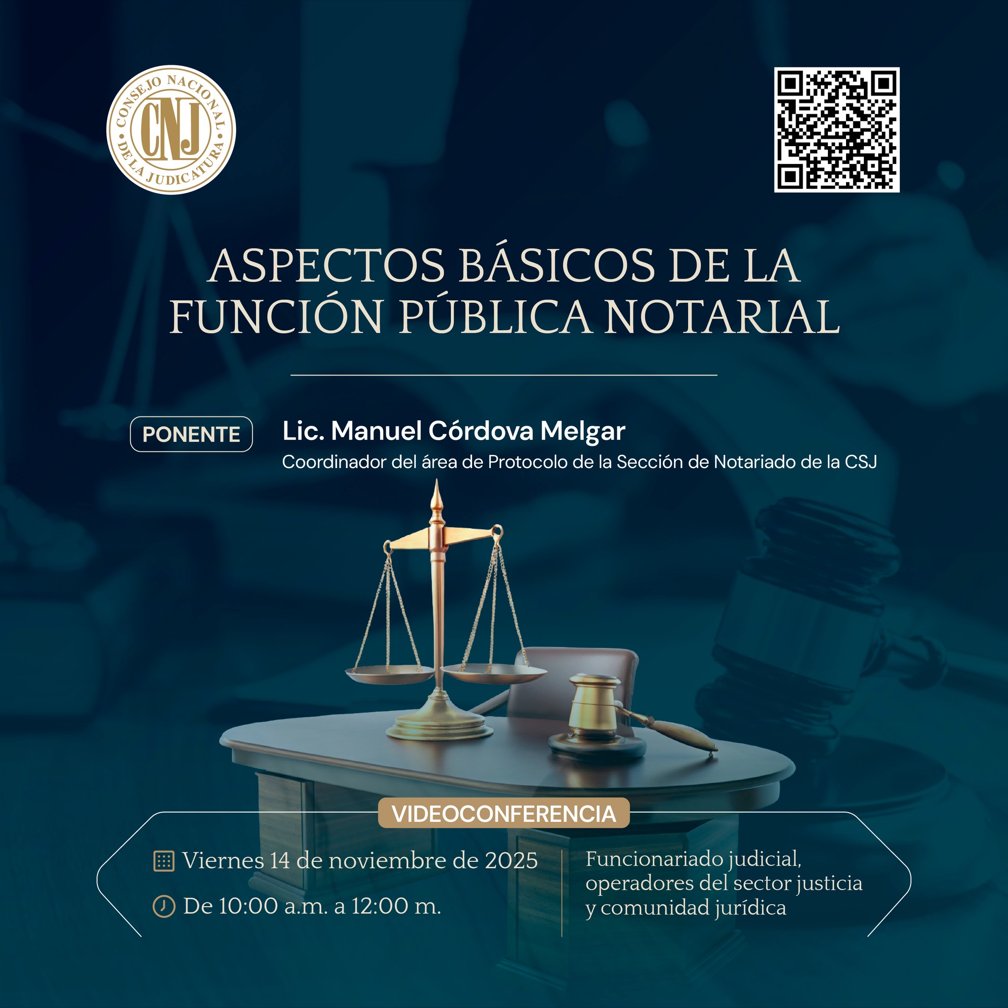 Videoconferencia:  Aspectos Básicos de la Función Pública Notarial