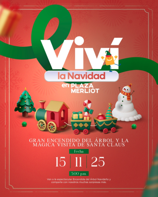 🎄✨ ¡Viví la magia de la Navidad en Plaza Merliot! ✨🎄