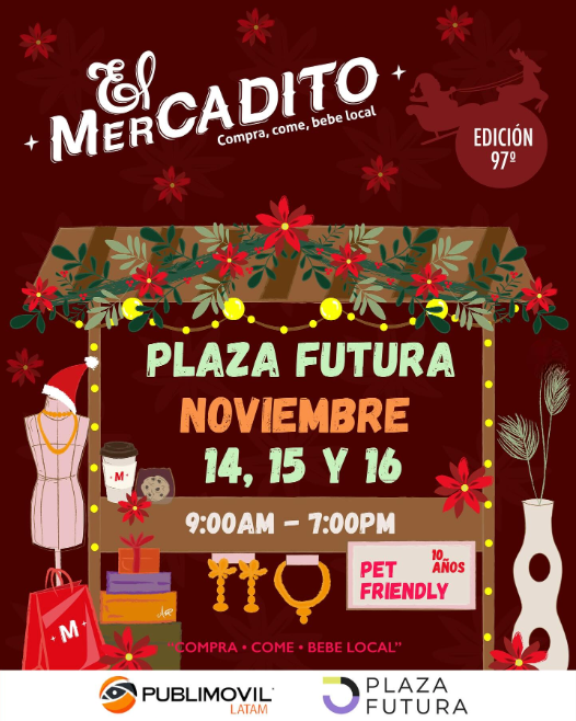 🎄✨ ¡El Mercadito con espíritu navideño! 🎁🎅