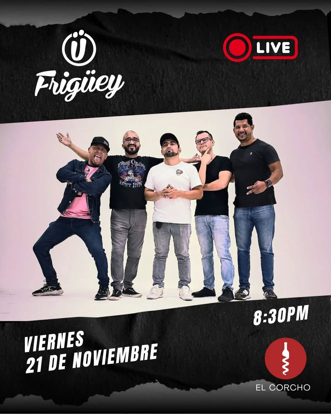 🎶 ¡Noche de música en vivo con Frigüey! 🎶 