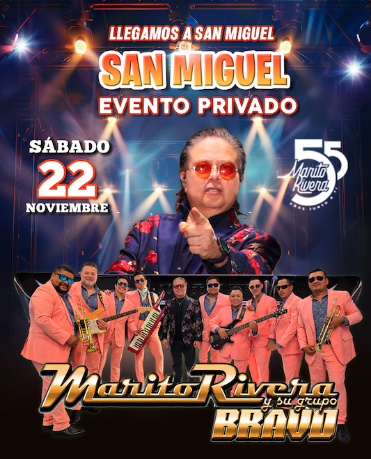 🎺 ¡Marito Rivera en San Miguel! 🎉