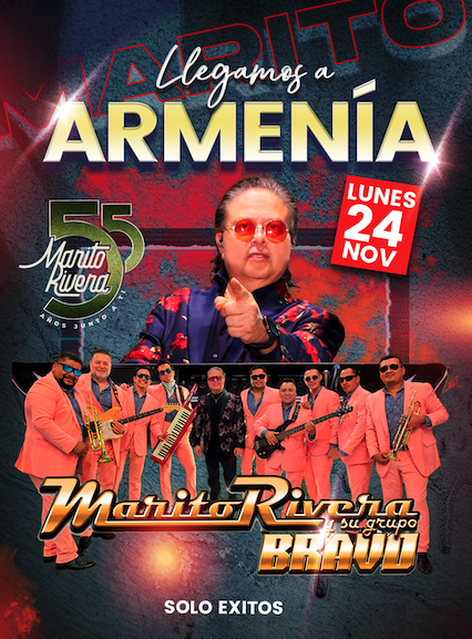 image of 🎺 ¡Marito Rivera en ARMENIA! 🎉