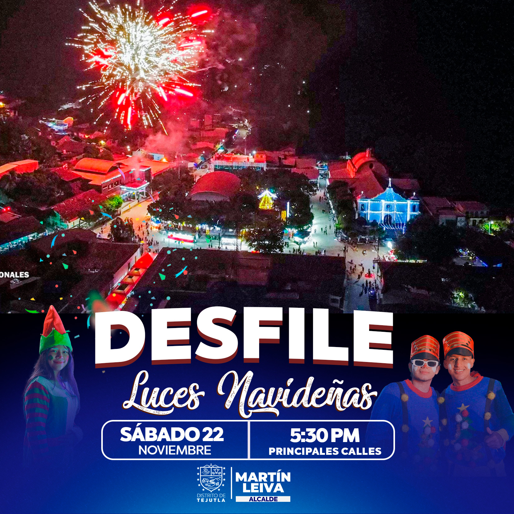 🎄✨ ¡Tejutla se ilumina con la magia navideña! ✨🎄