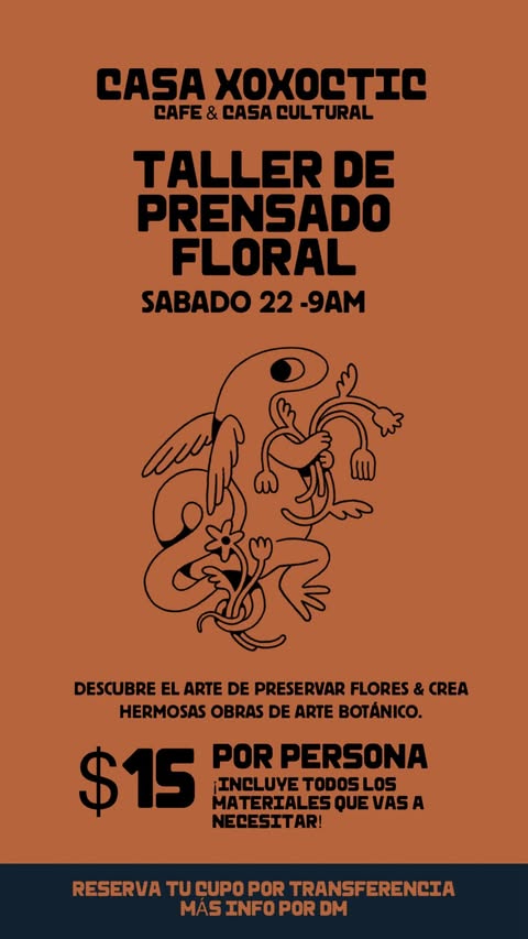 🌸 Taller de Prensado Floral 🌸
