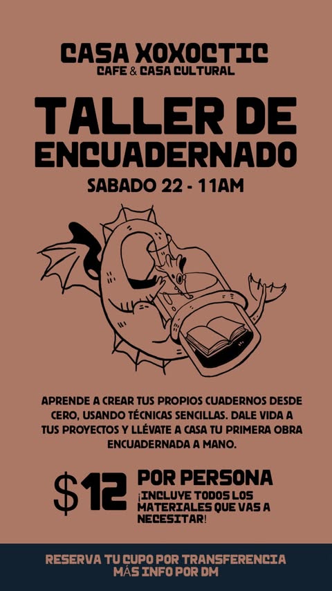 🎨✨ Taller de Encuadernado en Casa Xoxoctic ✨📚