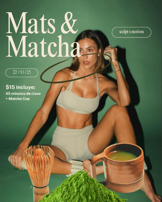 🧘‍♀️✨ ¡Mats & Matcha! ✨🍵