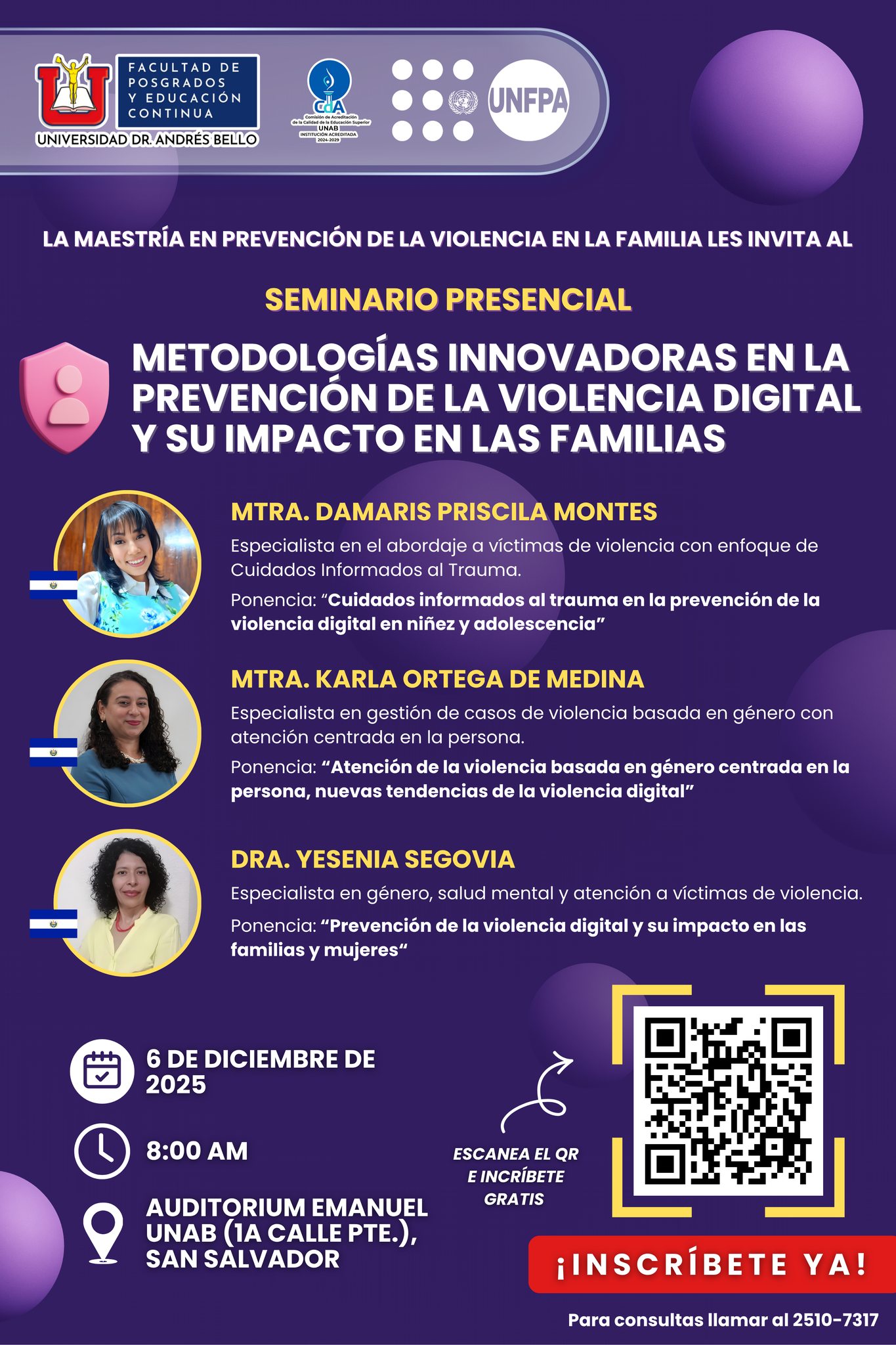 SEMINARIO PRESENCIAL METODOLOGÍAS INNOVADORAS EN LA PREVENCION DE LA VIOLENCIA DIGITAL Y SU IMPACTO EN LAS FAMILIAS