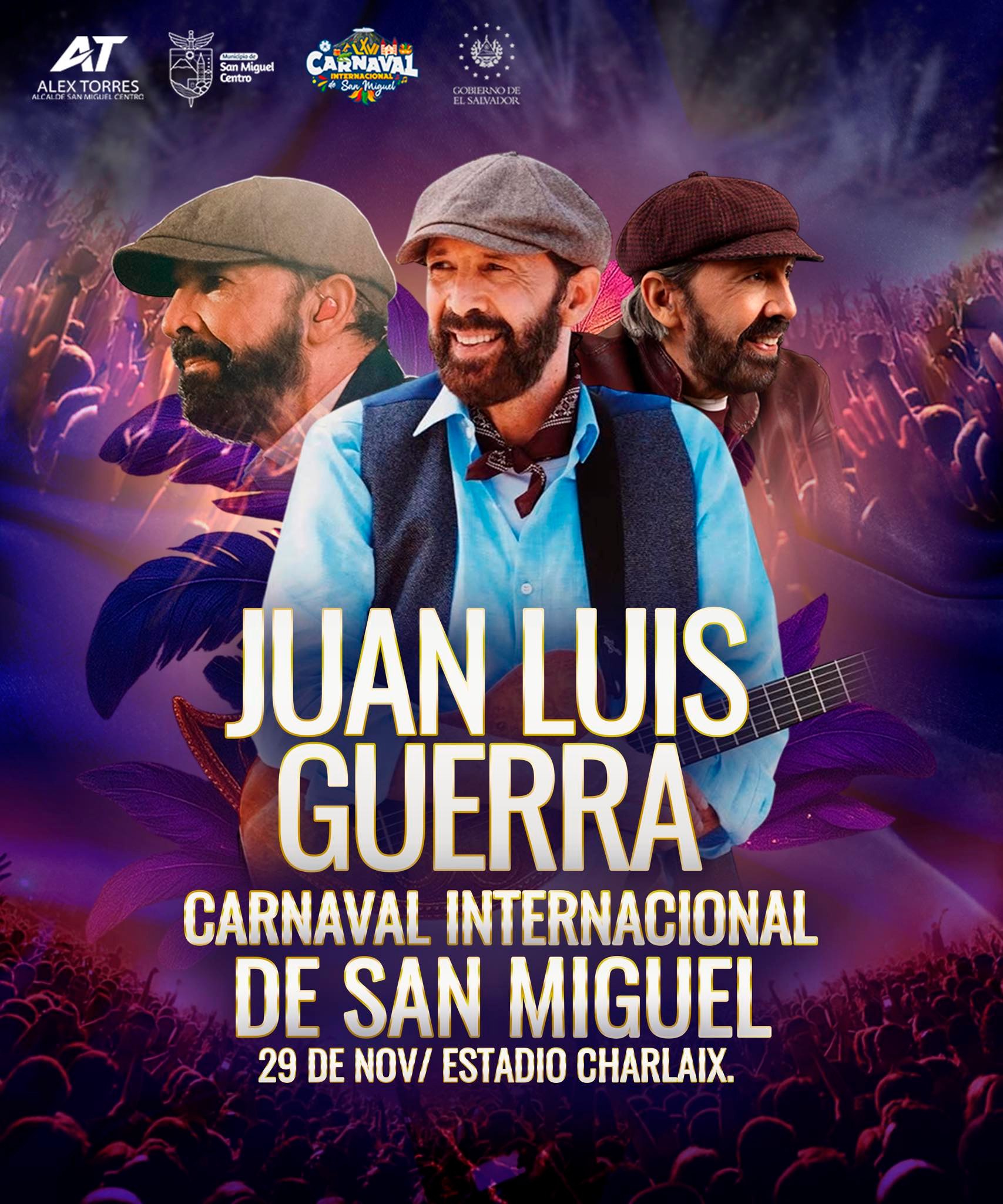image of 🌟 Concierto de Juan Luis Guerra en El Salvador  🌟