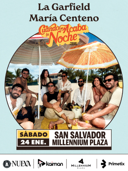 Concierto De La Garfield y María Centeno En El Salvador 2026