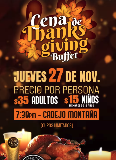 Cena De Thanks Giving Buffet