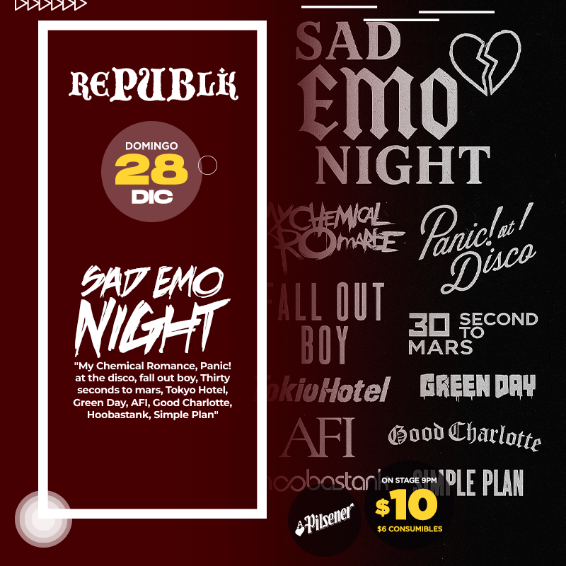 🎸 ¡Sad Emo Night! 🖤