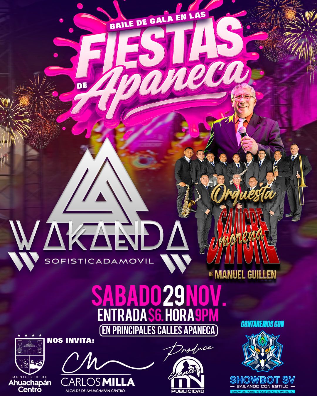 🎉 ¡Baile de Gala en las Fiestas de Apaneca! 🎉