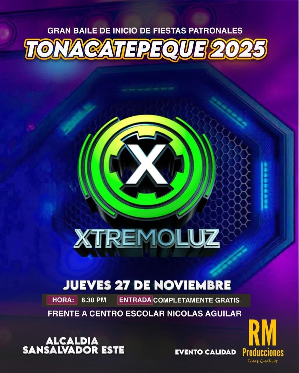 🎉 ¡Fiestas Patronales de Tonacatepeque 2025! 🎶