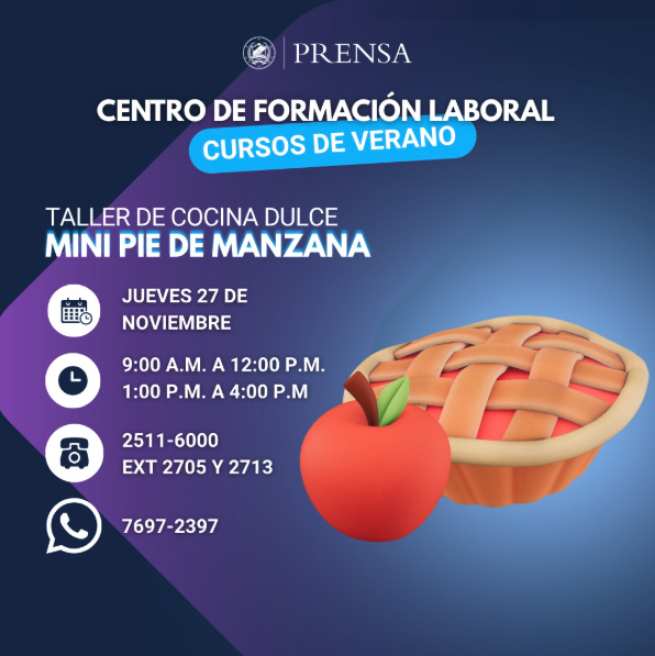 TALLER DE COCINA DULCE MINI PIE DE MANZANA
