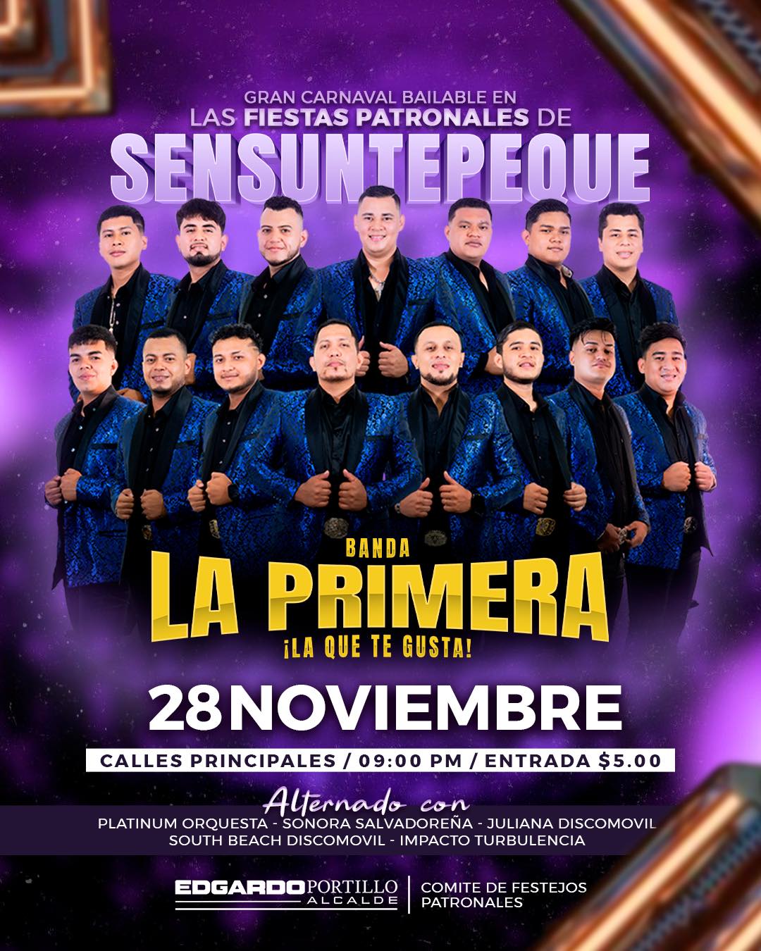 🎉 ¡Gran Carnaval Bailable en Sensuntepeque! 🎉