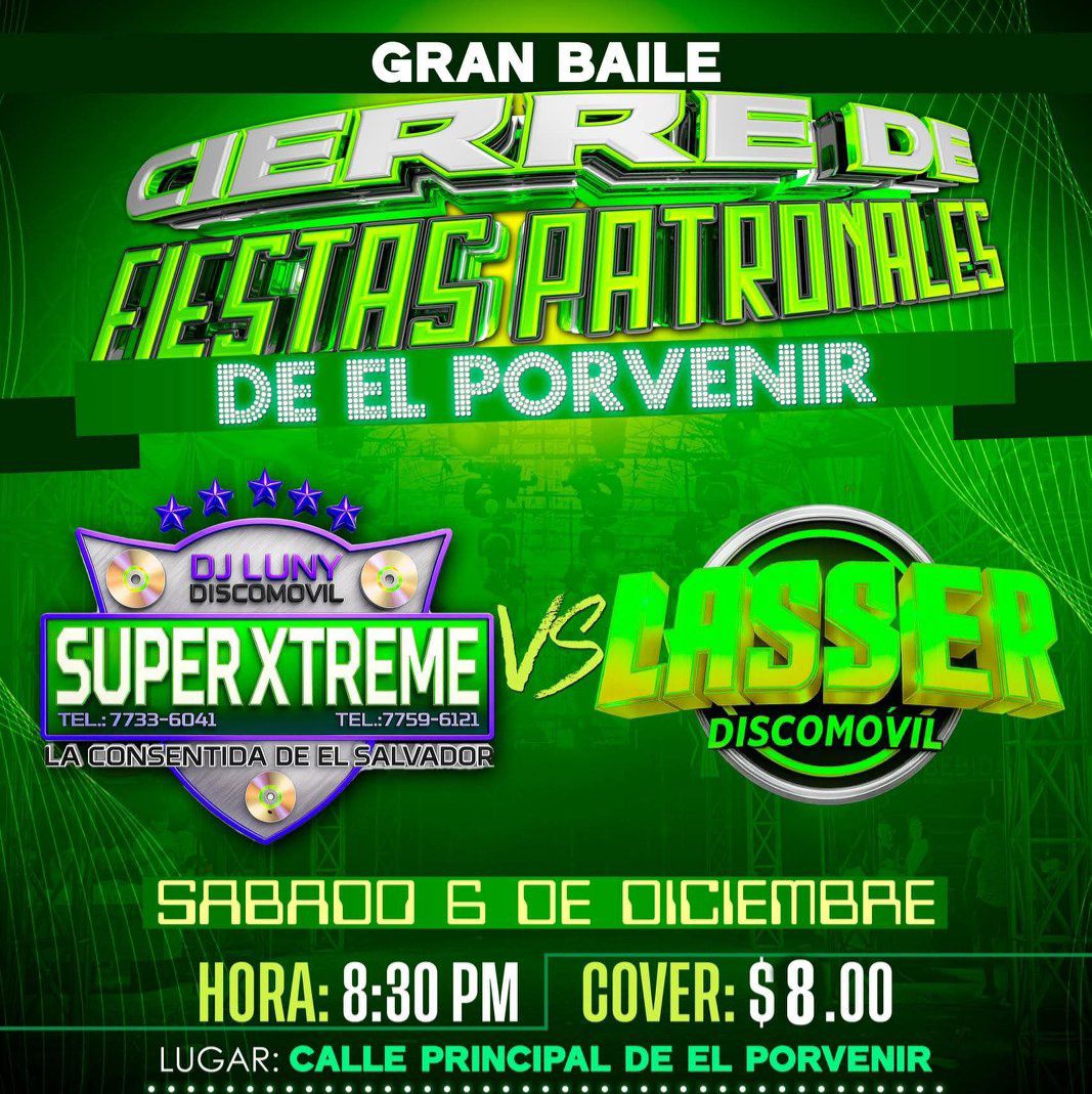 🎉 GRAN BAILE DE CIERRE EN EL PORVENIR 🎉