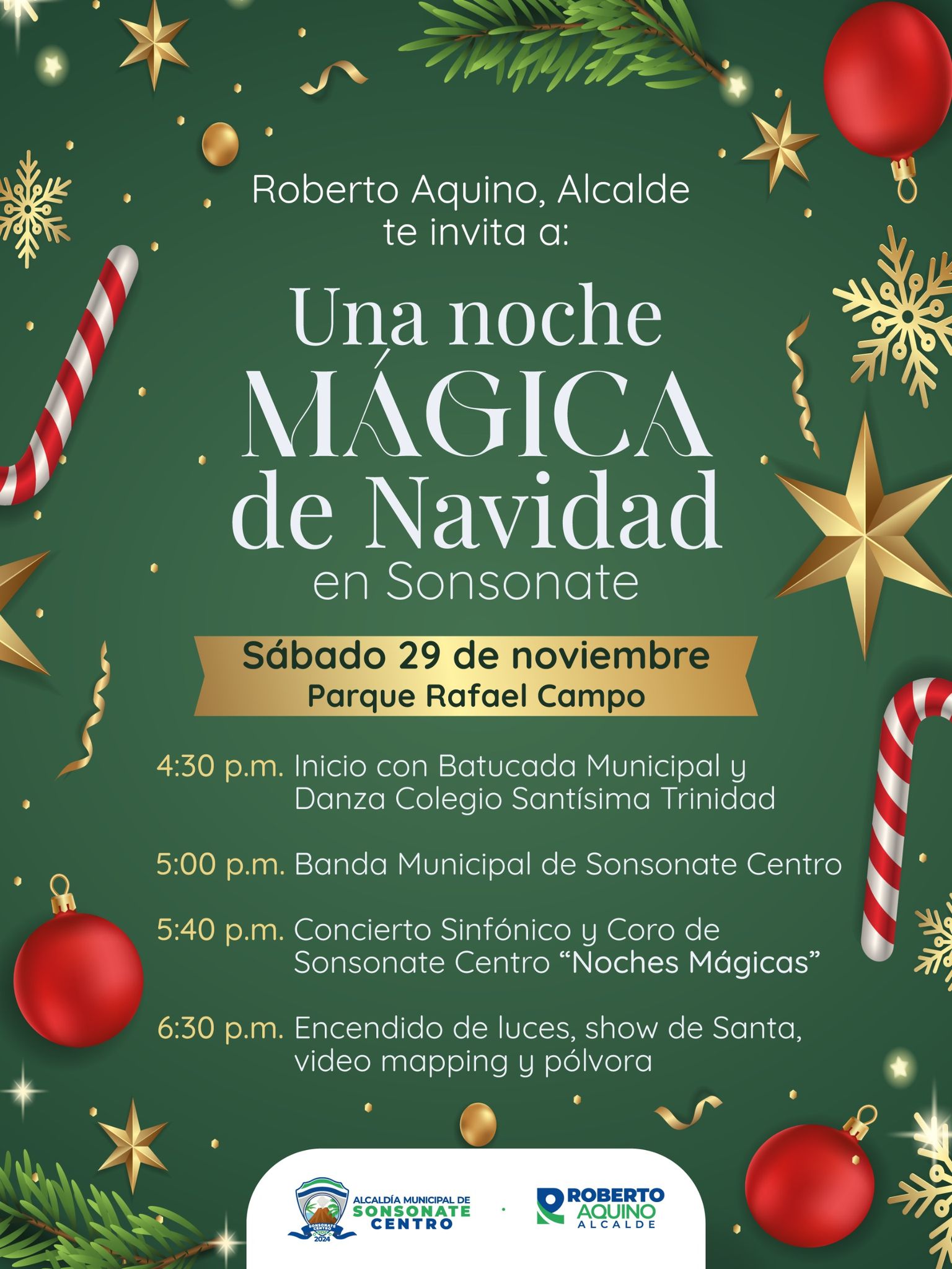 🎄✨ ¡Noche MÁGICA de Navidad en Sonsonate! ✨🎄