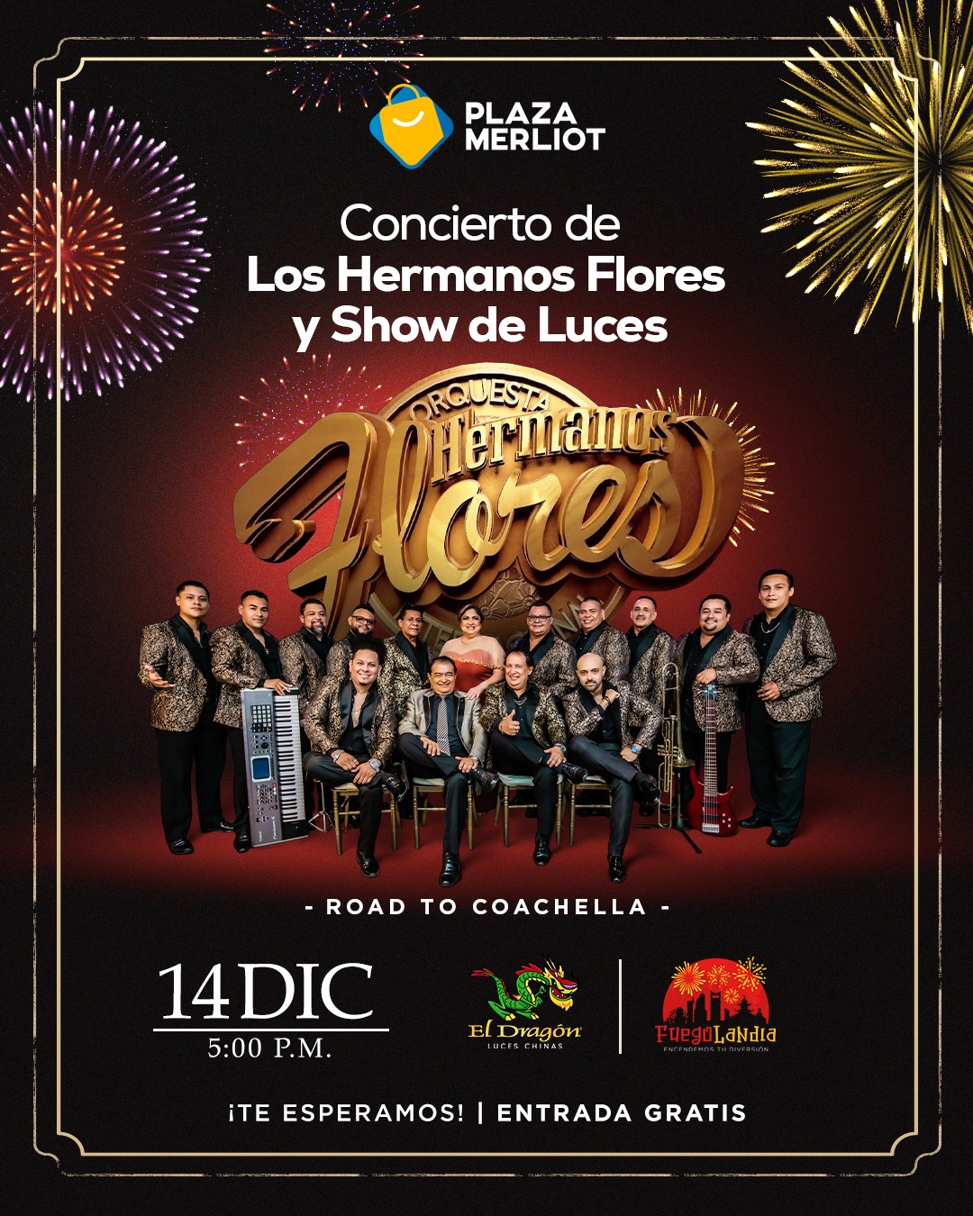 Noche inolvidable en Plaza Merliot 🎆🎶