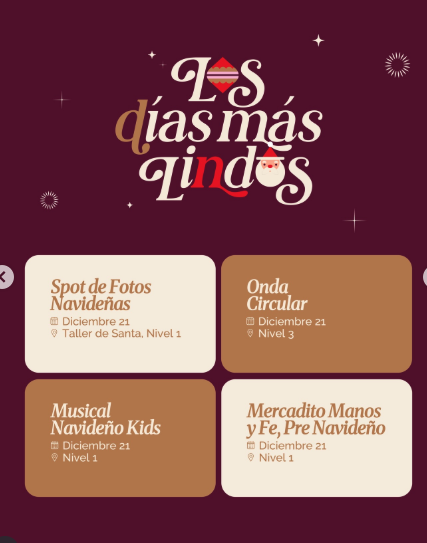 Mercadito Manos y Fe, Pre Navideño, Musical Navideño Kids y Onda Circular