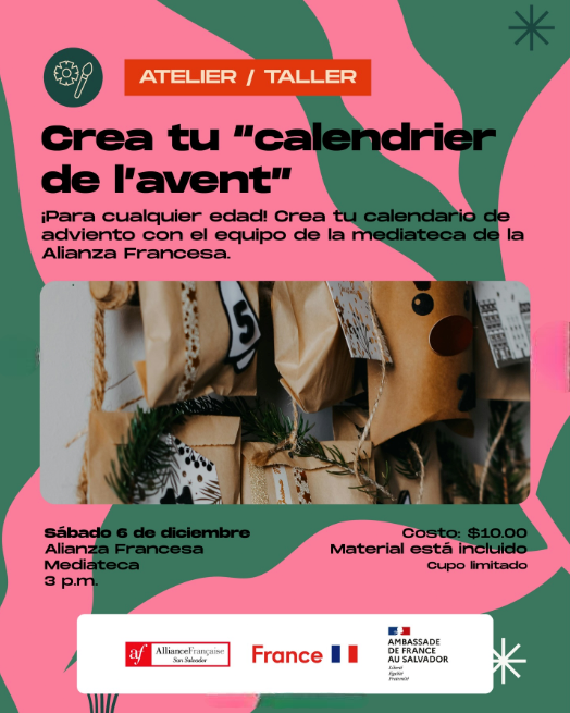 🎄 Taller Creativo: Crea tu Calendario de Adviento 🎁