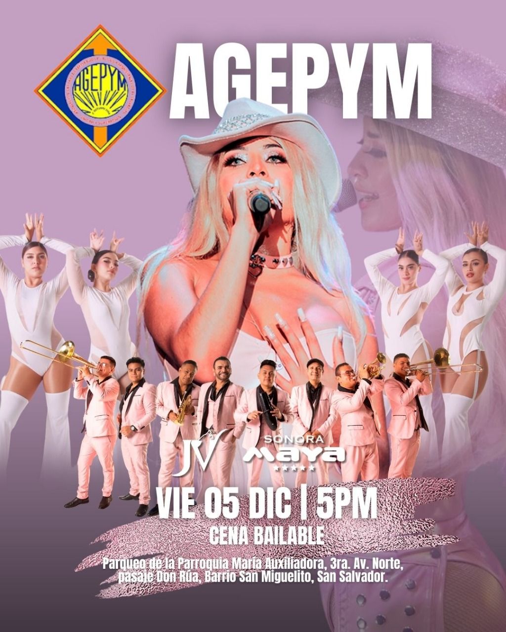 Sonora MAYA y Julissa Ventura En AGEPYM